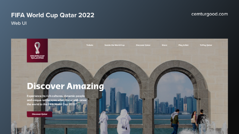 FIFA World Cup Qatar 2022™ - Web ve Mobil Arayüz Tasarımı