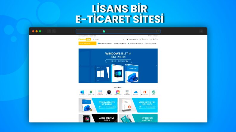 Lisans Bir E-Ticaret Sitesi