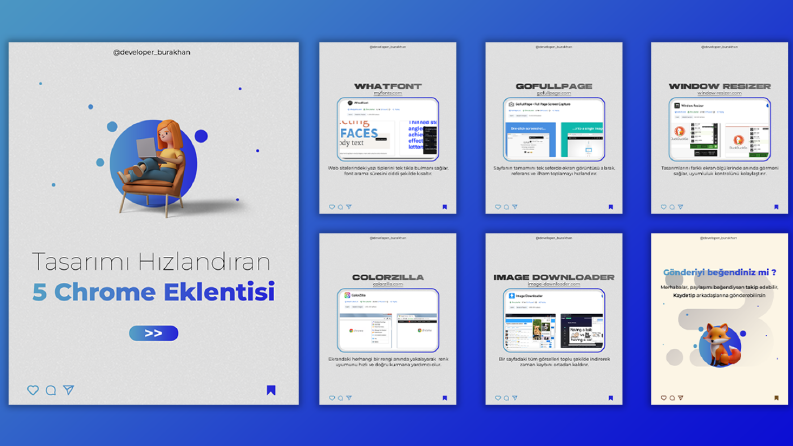 Yazılımcılar ve Tasarımcılar İçin Sosyal Medya Carousel ve İ