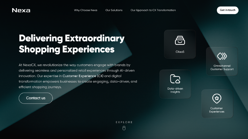 Nexa Landing Page
