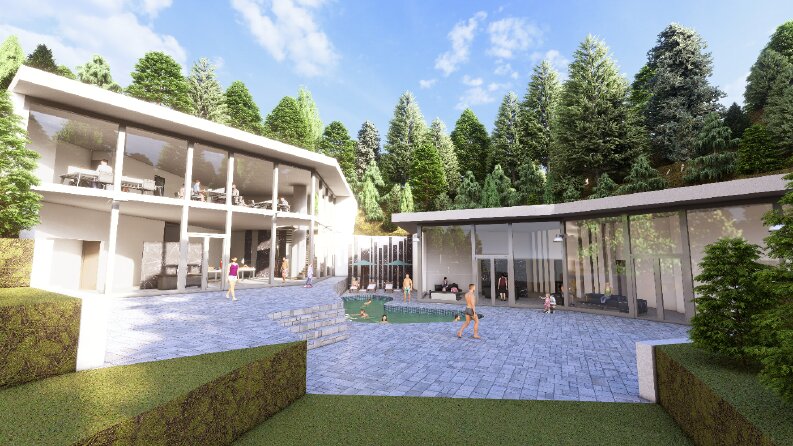 Wellness Center Lumion Render