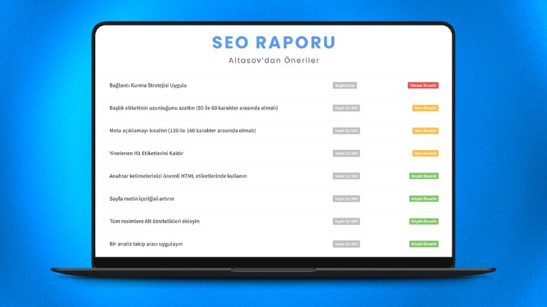 Enva İnşaat SEO Raporu ve önerilerimiz