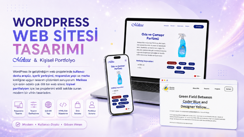 WordPress Web Tasarımı: Melissa & Kişisel Portfolyo