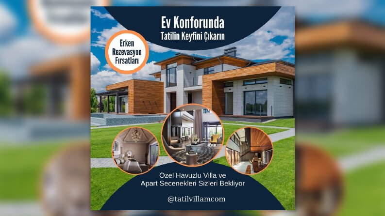 Tatilvillamcom Sosyal Medya Tasarımı