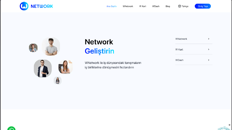 WNetwork – Dijital İş Ağı Platformu