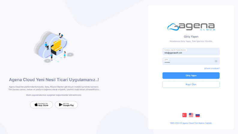 Agena Cloud Yeni Nesil Ticari Uygulamanız..!