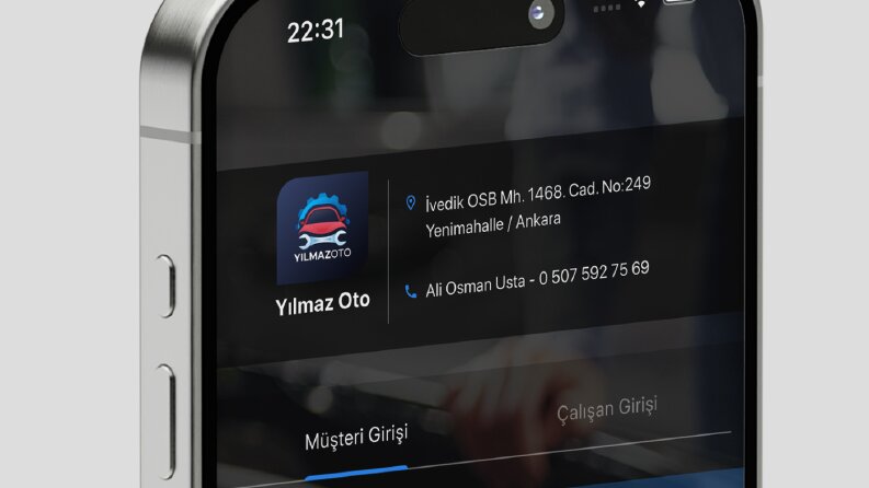 Ustalar için araç bakım kayıt uygulaması