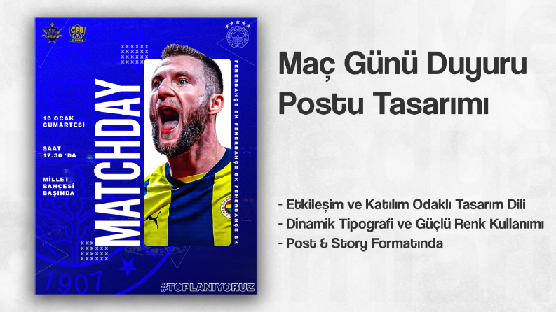 Maç Günü Post Tasarımı
