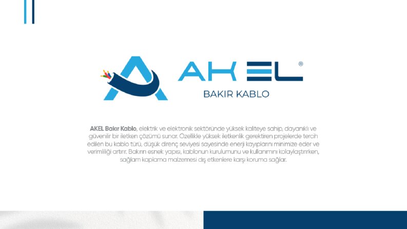 AKEL Bakır Kablo Logo Tasarımı