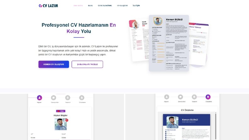 Online CV Oluşturma Platformu