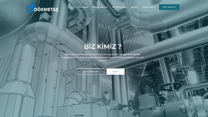 Dökmetaşgrup - Wordpress Web Sitesi