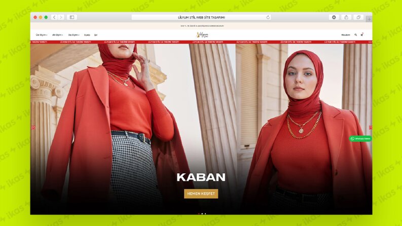 Lilyumstil ikas Website Tasarımı