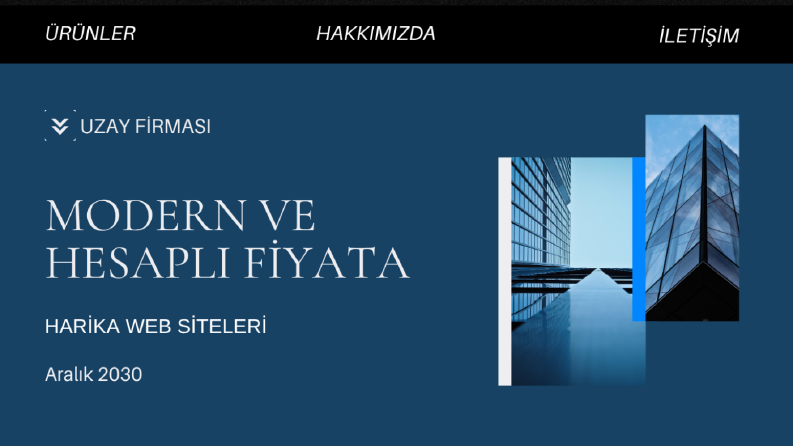 HARİKA  MODERN KİŞİYE GÖRE TANITIM SİTELER