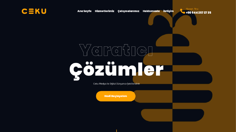 Ceku Medya Kurumsal Web Sitesi Tasarımı