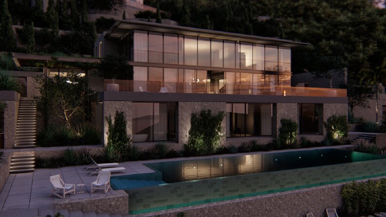 Villa Dış Mekan Görselleştirmeleri