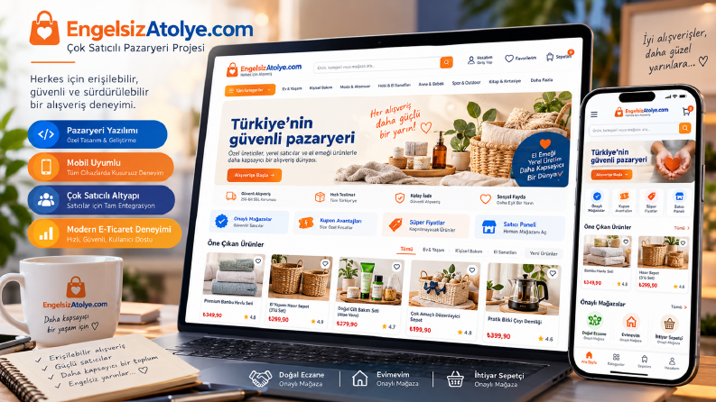Engelsizatolye Pazaryeri ilan Yazılımı
