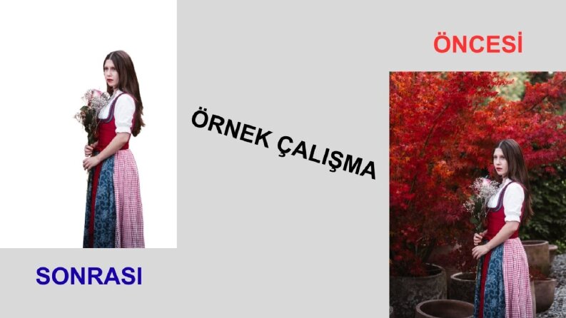 Fotoğraf Arka Plan Kaldırma – Örnek Çalışma