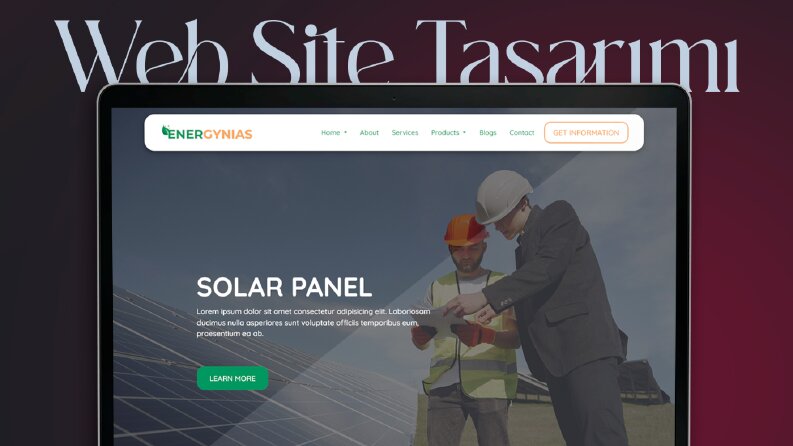 Yenilenebilir Enerji Web Site Şablonu