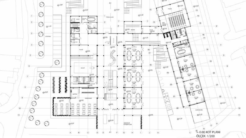 2D Çizim/Mimari Proje Çizimi