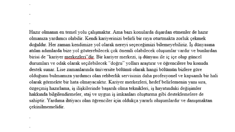 İş Hayatına Atılmakla İlgili Kompozisyon