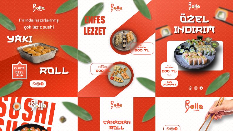 Rolla Yolla - Sosyal Medya Post Tasarımları