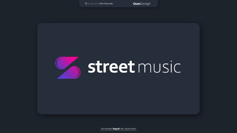 'STREET MUSİC' LOGO KONSEPTİ