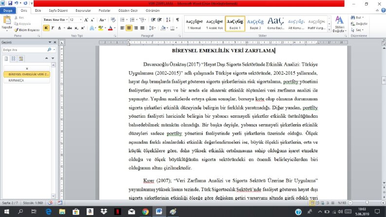 METİN DÜZENLEME