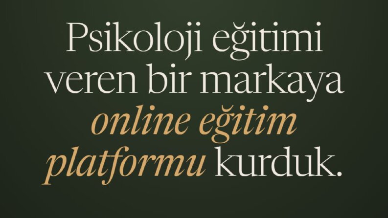 Online Eğitim Platformu