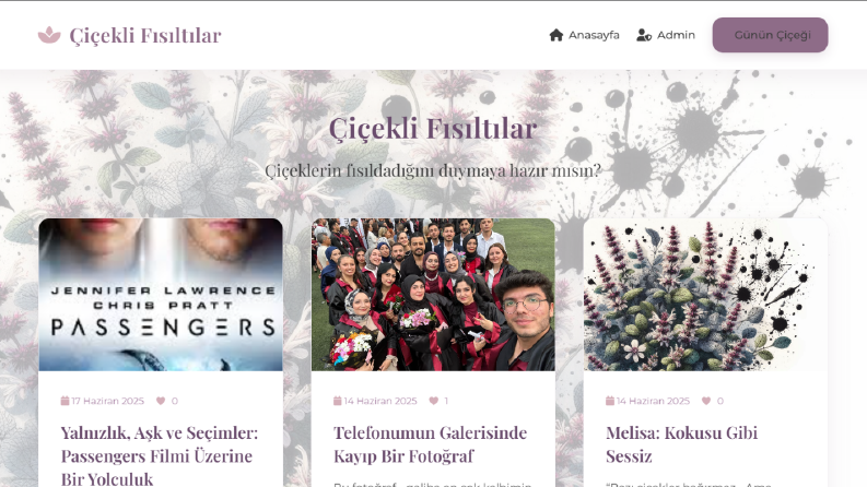 Yaptığım Blog Sitesi