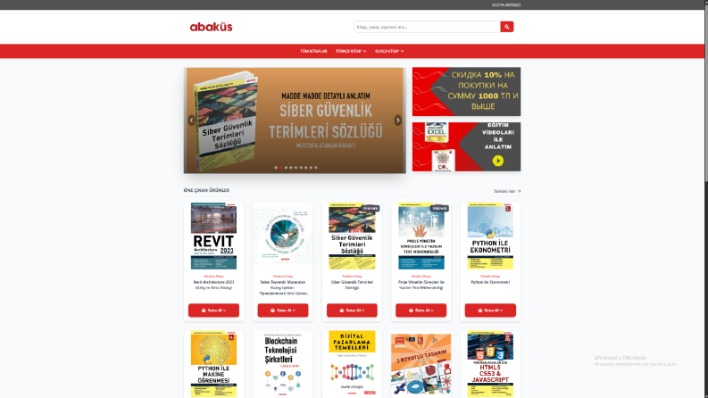 Abaküs Kitap - Kitap Vitrini ve Dijital Yönetim