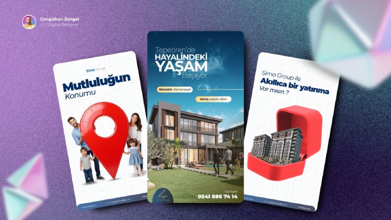 Marka & Kampanya Tanıtım Görselleri | Karma Tasarım Seti