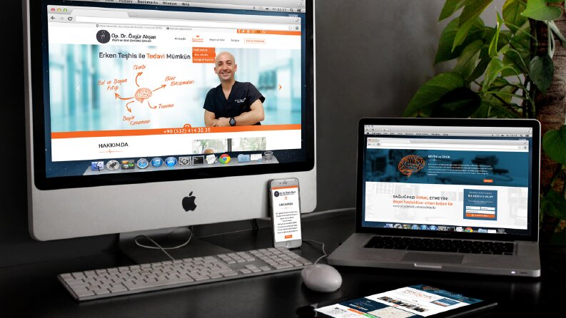Op. Dr. Özgür Akşan Web Arayüz Tasarımı