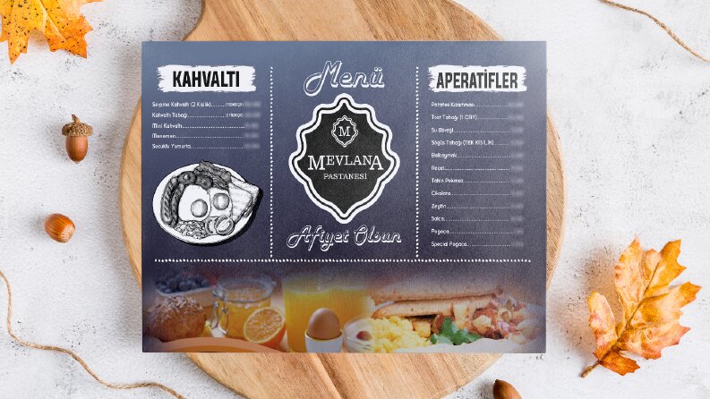 Menü Tasarım