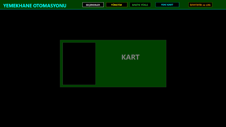 C# & .NET Kurumsal ERP, Yemekhane Otomasyonu