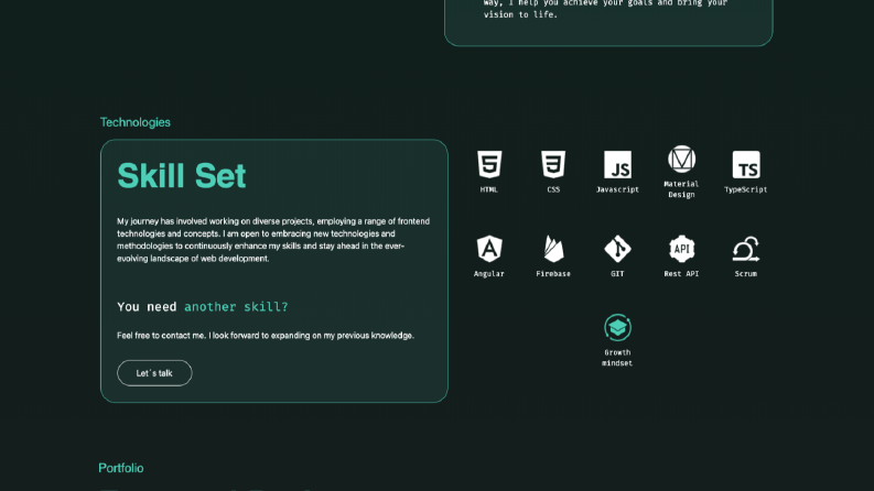 Portfolio - Full Responsive ve Dinamik Web Projesi