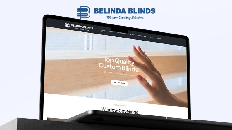 Belinda Blinds - Kurumsal Web Sitesi Tasarımı