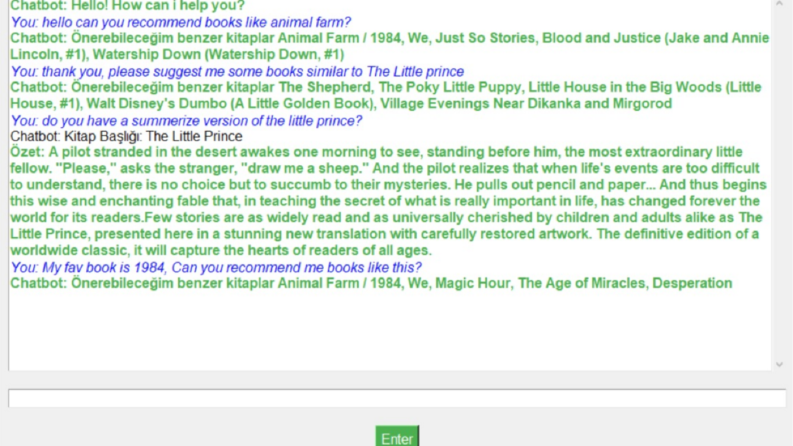 Book Recommendation and Summary Chatbot