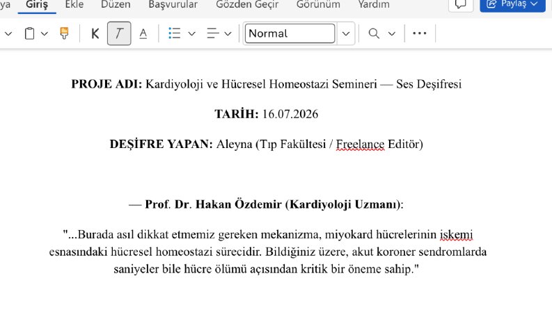 Medikal ve Bilimsel İçerik Yazarlığı