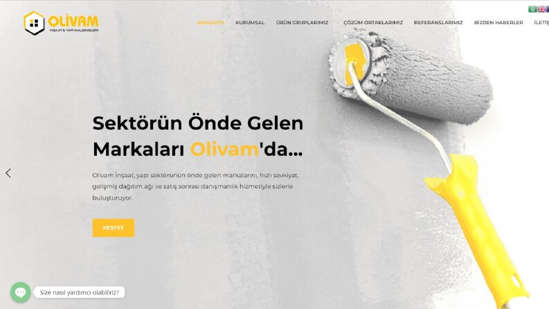 Modern Kurumsal Web Sitesi - OLİVAM