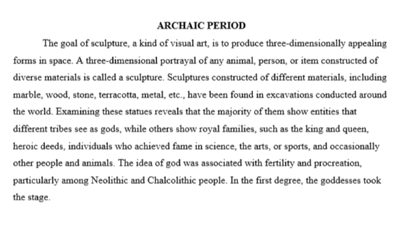 Archaic Period