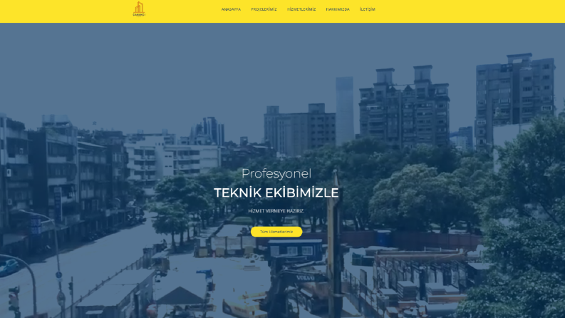 Çanakçı İnşaat - Firma Tanıtım Sitesi