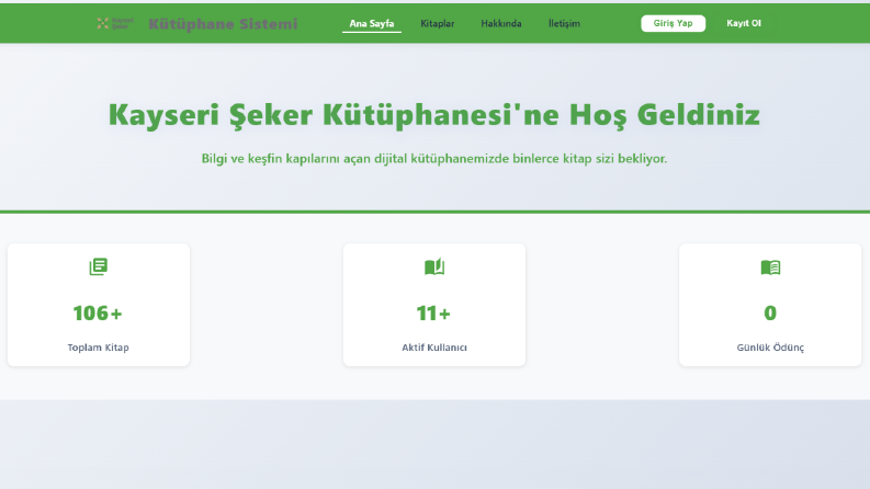 Kütüphane Otomasyon Sistemi