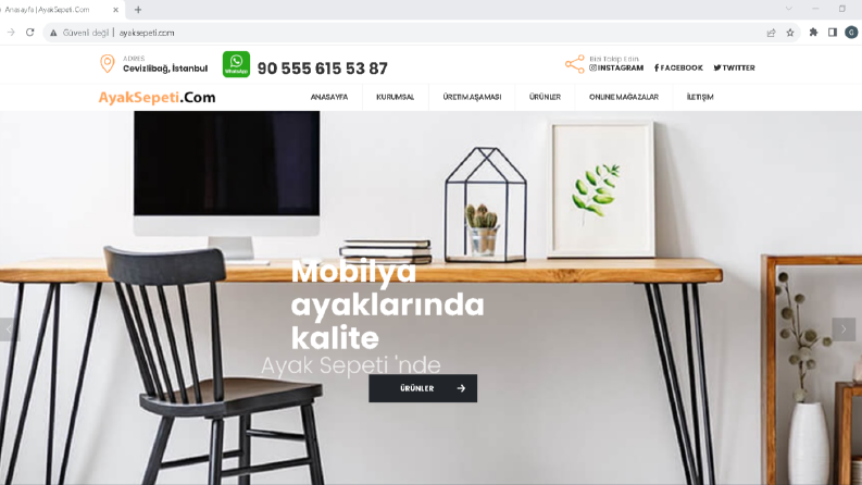 Ayaksepeti.Com Websitesi Tasarımı