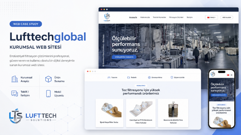 lufttechglobal.com kurumsal web sitesi