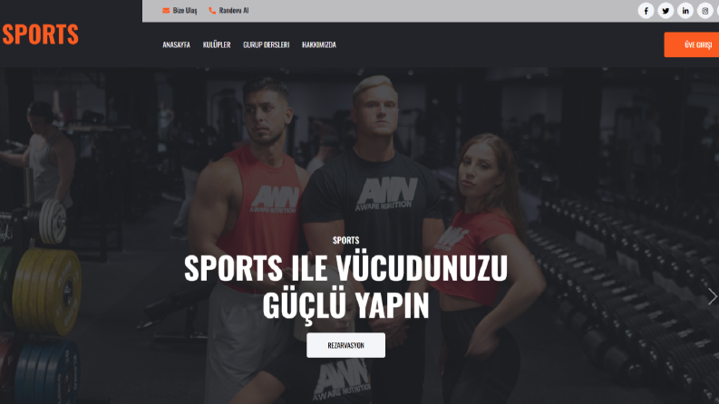  müşterimize yapılan bir web site