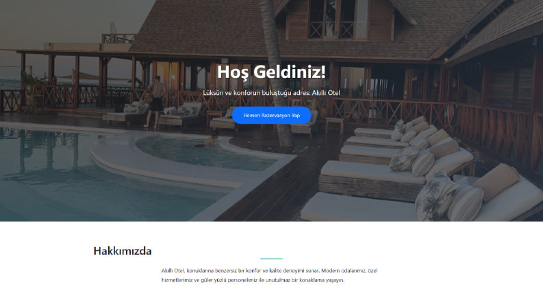 Otel Website & Admin Paneli