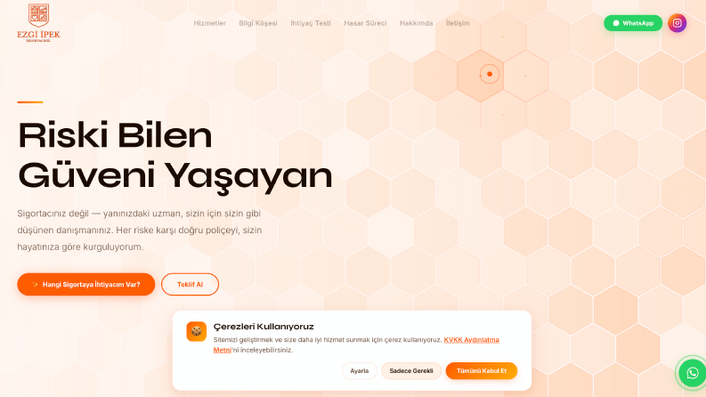 Sigorta Asistanı Kurumsal Web Sitesi