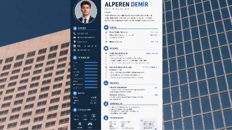 Alperen Demir – Yazılım Geliştirici CV Tasarımı
