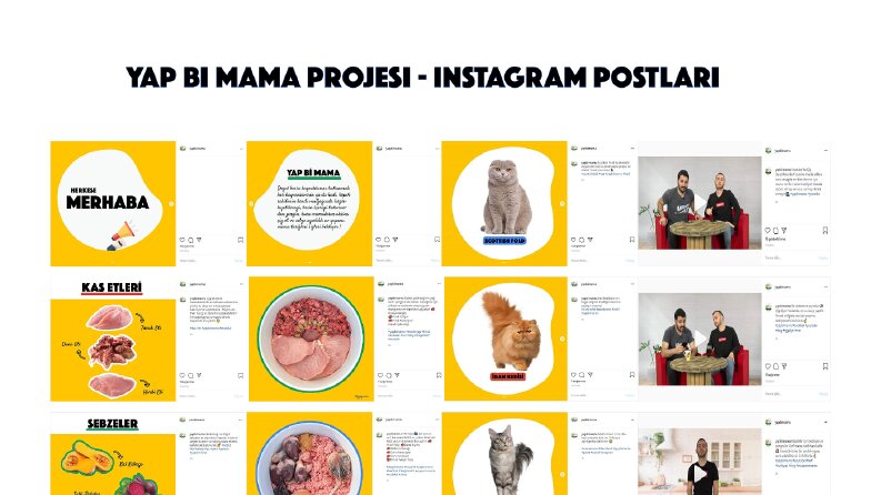 YAP Bİ MAMA - Instagram post tasarımı