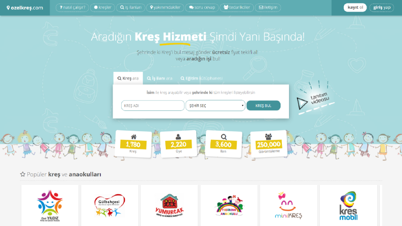 Özel Kreş Web Yazılım